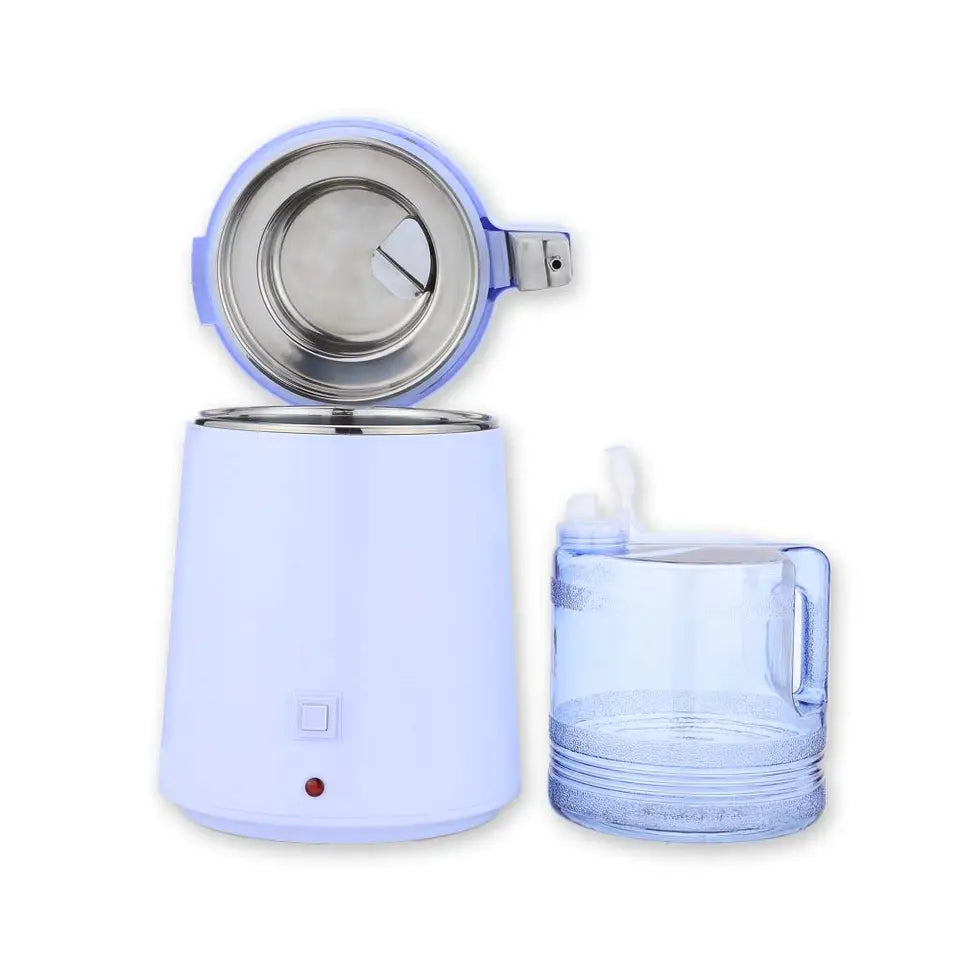 Destilador de agua 4 litros acero inoxidable 304 para autoclave y laboratorio Vossler
